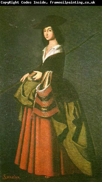 Francisco de Zurbaran st. marina
